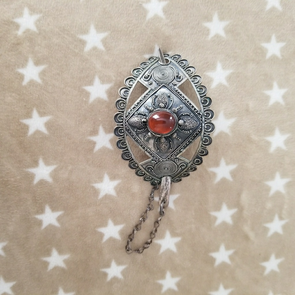 vintage sterling hair barrette